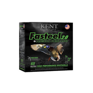Kent Cartridge Fasteel 2.0 12 Gauge Shotshell Ammunition, 3 Inch, 1560 FPS, 1 1/8 Ounce, BB Shot - 25 Cartridge Box ( 25 / 1 )