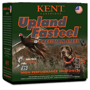 Kent Cartridge Upland Fasteel 12 Gauge Shotshell Ammunition, 2 3/4 Inch, 1400 FPS, 1 1/8 Ounce, #5 Shot - 25 Cartridge Box ( 25 / 1 )