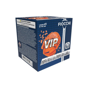 Fiocchi Exacta Target VIP 410 Bore Shotshell Ammunition, 2 1/2 Inch, 1250 FPS, 1 1/8 Ounce, #7 1/2 Shot - 25 Cartridge Box ( 25 / 1 )