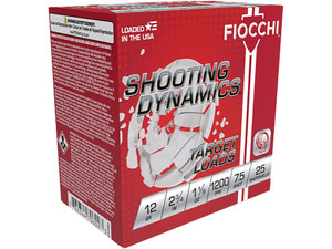 Fiocchi 12SD18H7 Shooting Dynamics Target 12Gauge 2.75" 1 1/8oz 7.5Shot 25 Per Box/10 Case