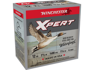 Winchester Ammo WEX12H4 Super X Xpert High Velocity 12Gauge 2.75" 1 1/8oz 4Shot 25 Per Box/10 Case