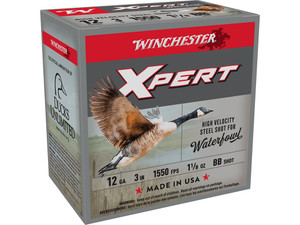 Winchester Ammo WEX123BB Super X Xpert High Velocity 12Gauge 3" 1 1/8oz BBShot 25 Per Box/10 Case
