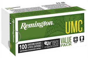 Remington UMC Subsonic Centerfire Ammunition, 40 Smith & Wesson, Jacketed Hollow Point, 180 Grain - 100 Cartridge Box ( 100 / 1 )