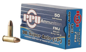 PPU PPH38SU 38SUPP 130 FMJ 5010 UPC: 8605003813118