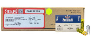STERLING 20 GA SLUG 200 ROUND CASE UPC: 8698779964887