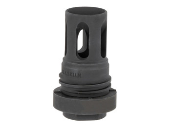 Yankee Hill 4315M13LA Mini QD Flash Hider Black Phosphate M13.5x 1 LH Threads 2.13" OAL for 5.56x45mm NATO AR-Platform