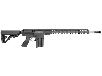 Rock River Arms 65C1534BT LAR-BT3 Predator HP 6.5 Creedmoor 20+1 20" Stainless Fluted Barrel, Black Billet Rec, OEM Operator CAR Stock & Operator Brake, 17" M-LOK Handguard, Hogue Rubber Grip