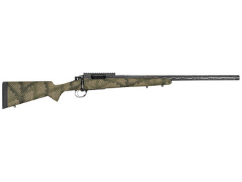 Proof Research 139981 Glacier TI 308 Win 4+1 20" Carbon Fiber Match Grade Threaded Barrel, Black Cerakote Titanium Receivern w/Picatinny Rail, Fixed PROOF Hunter TFDE Carbon Fiber Stock