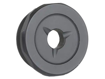 Jk Armament JK155PROEC30 Pro Flash Reducer End Cap 30Cal 1.375"x24 Ti6AL4V Titanium Black