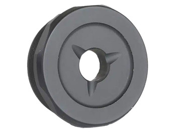 Jk Armament JK155PROEC30 Pro Flash Reducer End Cap 30Cal 1.375"x24 Ti6AL4V Titanium Black
