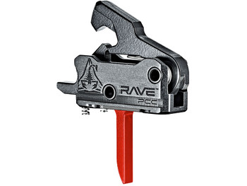 Rise Armament T017FPCCRED Rave Pistol Caliber Carbine Black/Red Single-Stage