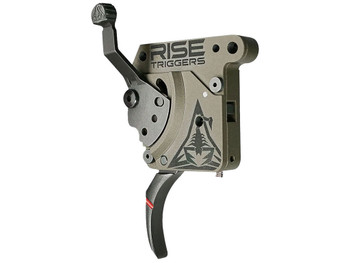Rise Armament RA735C Reliant Trigger Black/FDE Curved