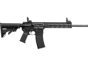 Tippmann Arms A101220 M4 LTE MSR 22 LR 25+1 16" Black Parkerized Threaded Barrel, Matte Black Aluminum Receiver w/Picatinny Rail, M-LOK Handguard, Black Adj CAR15 Polymer Stock, Black Gen2 Grip, Right