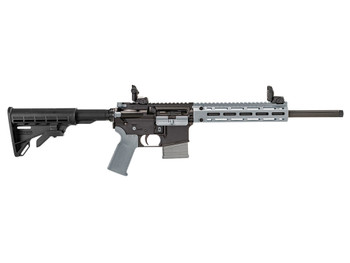 Tippmann Arms A101226 M4-22 LTE 22 LR 25+1 16" Black Parkerized Threaded Barrel, Matte Black Aluminum Receiver w/Picatinny Rail, Wolf Gray M-LOK Handguard Composite Forend, Black Polymer Stock, Gray G