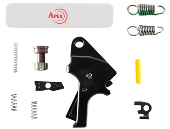 Apex Tactical 10027BLK Flat Face Forward Set Trigger Kit Black Compatible w/ M&P 2.0                                                                                                                    