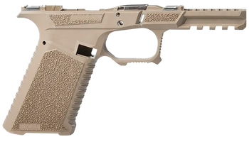 Sct Manufacturing 0225010100IA Full Size  Compatible w/ Gen3 17/22/31 Flat Dark Earth Polymer Frame Aggressive Texture Grip Includes Locking Block                                                      