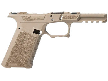 Sct Manufacturing 0225010100IA Full Size Compatible w/ Gen3 17/22/31 Flat Dark Earth Polymer Frame Aggressive Texture Grip Includes Locking Block