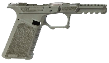 Sct Manufacturing 0225010100IB Full Size  Compatible w/ Gen3 17/22/31 OD Green Polymer Frame Aggressive Texture Grip Includes Locking Block                                                             