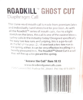 DE ROADKILL GHOST CUT TKY MTH CALL UPC: 853591004090