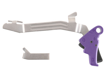 Apex Tactical 102P117PUR Action Enhancement Slim Purple Drop-In Compatible w/Glock 43/43X/48