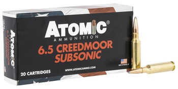 ATOMIC 00482 6.5CRD 129 JHP SUBSONIC 2010 UPC: 858767004829