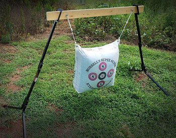 Viking Solutions VKSVGK004 Adjustable Target Stand  Black Steel UPC: 859949004446