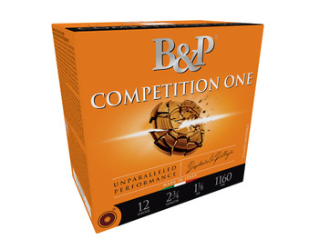 B&P Ammunition 12B1CP9 Competition One 12Gauge 2.75" 1oz 9Shot 25 Per Box/10 Case