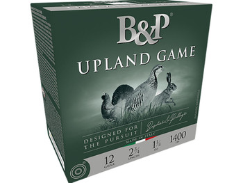 B&p Ammunition 12B14UP6 Upland Game 12Gauge 2.75" 1 1/4oz 6Shot 25 Per Box/10 Case