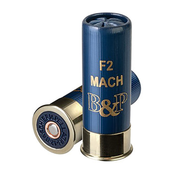 B&p Ammunition 12B78F29 Mach  12Gauge 2.75" 7/8oz 9Shot 25 Per Box/10 Case                                                                                                                              