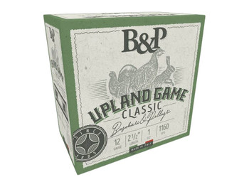 B&p Ammunition 12B1UP6 Upland Game Classic 12Gauge 2.50" 1oz 6Shot 25 Per Box/10 Case