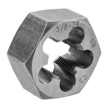 5/8-24 CARBON STEEL HEX DIE UPC: 887861107051