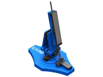 Cold Steel CSKSBKS Benchtop Knife Sharpener Blue Fixed Diamond Sharpener Includes Carry Case