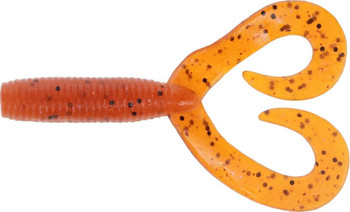4"" Double Tail Grub Fire Craw 20pk UPC: 888151041284