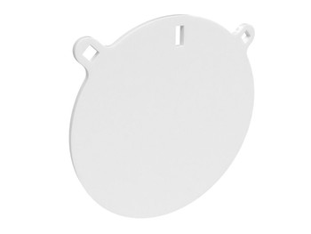 Birchwood Casey BC-RND10-38 Round Steel Target Plate 10" Pistol/Rifle Black/Red/White Steel 0.38" Thick Hanging