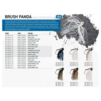 Brush Panda 3/8 Oz. / Blue Glimmer UPC: 888151058169