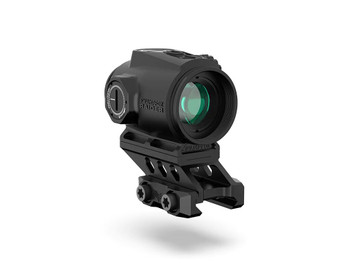 Swampfox Optics RMPS120RB Raider Micro Prism Black 1x 20mm Tube 6 MOA Green Dot Reticle Red Laser