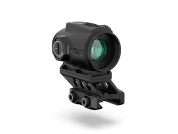 Swampfox Optics RMPS120G6 Raider Micro Prism Black 1x 20mm Tube 6 MOA Green Dot Reticle Green Laser