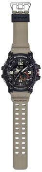 G-shock/vlc Distribution GG10001A5 G-Shock Tactical MudMaster Keep Time Tan Size 145-215mm Features Digital Compass                                                                                     
