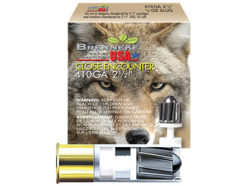 Brenneke SL4102CE Close Encounter Home Defense 410Gauge 2.50" 1/4oz Sabot Slug Shot 5 Per Box/90 Case