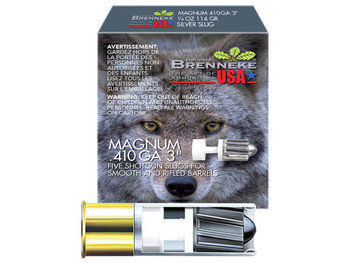 Brenneke SL4103M Magnum 410Gauge 3" 1/4oz Slug Shot 5 Per Box/90 Case