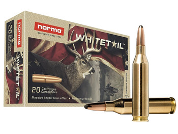 Norma Ammunition 20160462 Dedicated Hunting Whitetail 243Win 100gr Pointed Soft Point 20 Per Box/10 Case