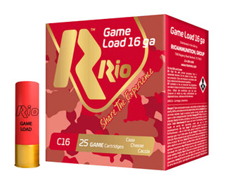 Rio Ammunition RCHV1675 Game Load 16Gauge 2.75" 1 1/8oz 7.5Shot 25 Per Box/10 Case