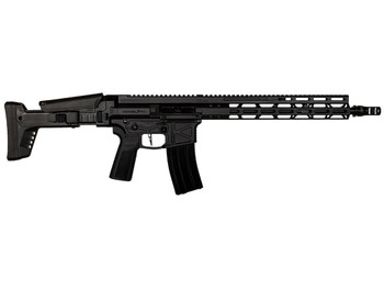Global Ordnance LLC 197892003216 Monolithic 5.56 NATO 16" Barrel, Keymod Handguard, Modular Black Stock, Black Polymer Grip