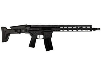Global Ordnance LLC 197892003216 Monolithic 5.56 NATO 16" Barrel, Keymod Handguard, Modular Black Stock, Black Polymer Grip