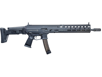 Grand Power 810091157947 Stribog SP9A1 9mm Luger 30+1 Black Picatinny Rail, Black Polymer Grip