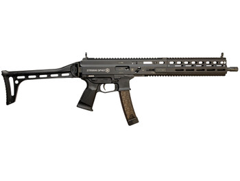 Grand Power 810091157978 Stribog SP9A3 9mm Luger 30+1 16" Black Picatinny Rail, Black Polymer Grip
