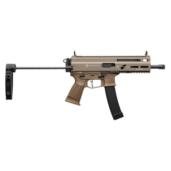 Grand Power Stribog SP9A1 9mm Sub Pistol PDW Tailhook Brace FDE