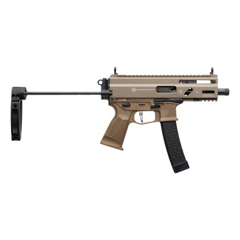 Grand Power Stribog SP9A3S 9mm Sub Pistol PDW Tailhook Brace 5 Inch Barrel FDE