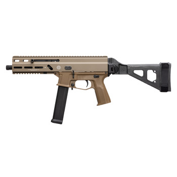 Grand Power Stribog SP45A3 .45 ACP 8" Sub Pistol SBT Brace FDE