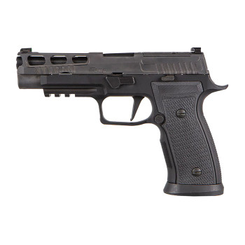 P320 AXG PRO 9MM LUGER 4.7'' BBL (2)17RD MAGS BLACK